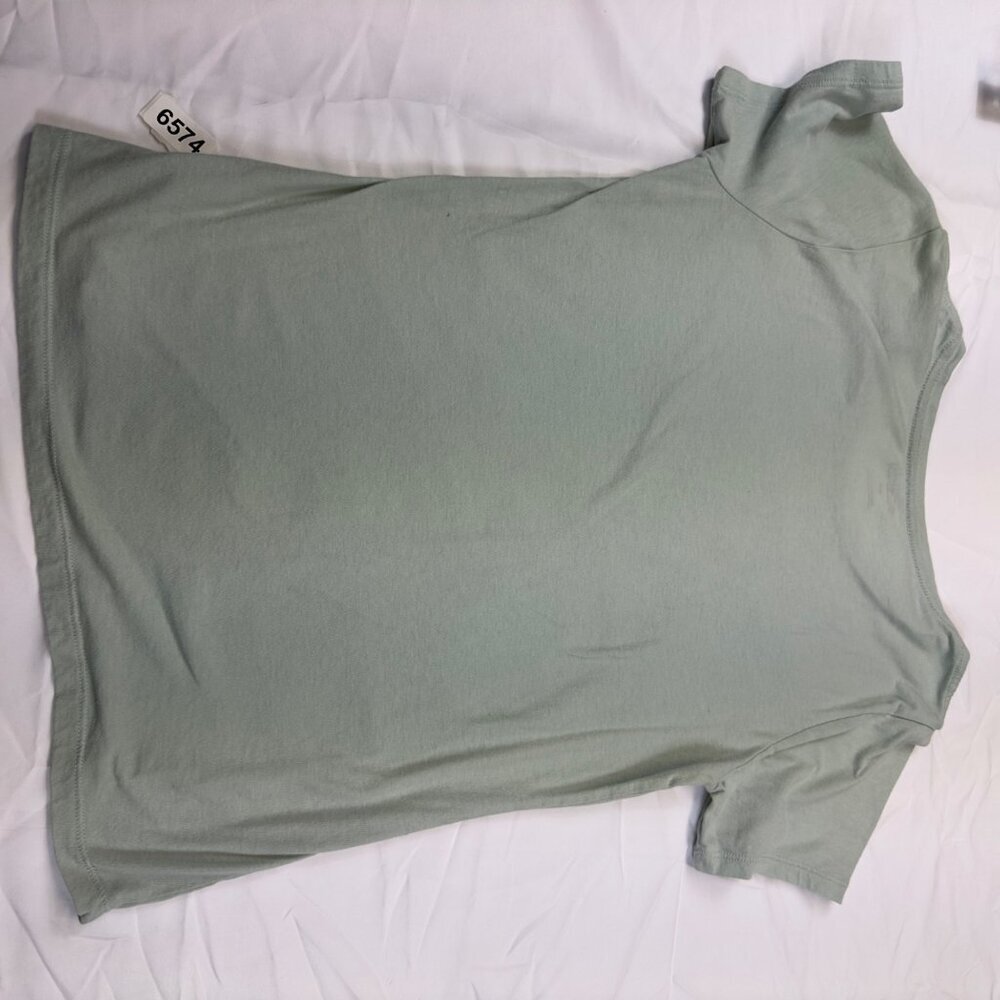 columbia small petite  green  tee euc - Picture 9 of 9